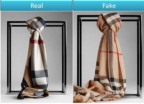 how to spot a fake burberry scarf